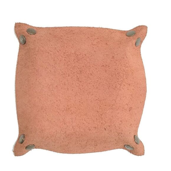 LEATHER CATCH ALL- JEWERLY TRAY- PRACTICAL STORAGE TRAY- KEY HOLDER- NWOT - Picture 2 of 6